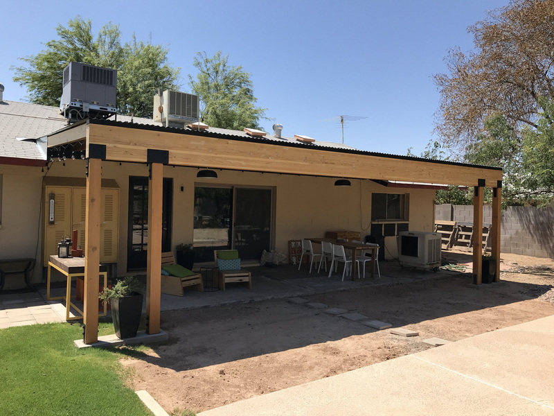 Modern Outdoor Shelter with Roof
