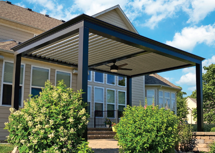 aluminum pergola kits with adjustable louvers_1