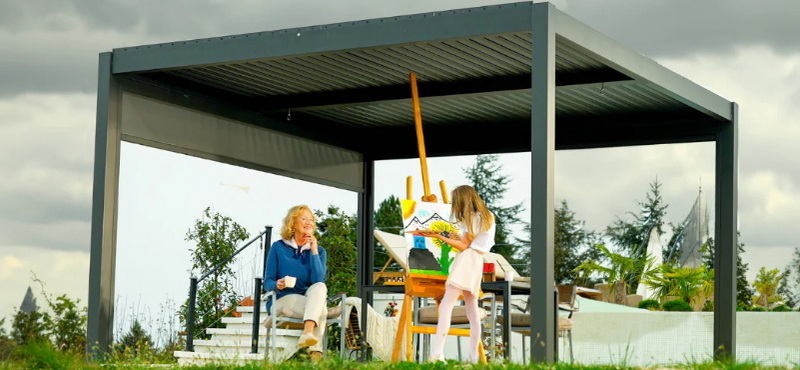 hans&oslash; aluminum pergola kit_2