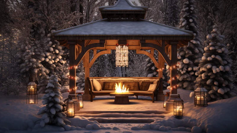 Fireplace For Enclosed Gazebo