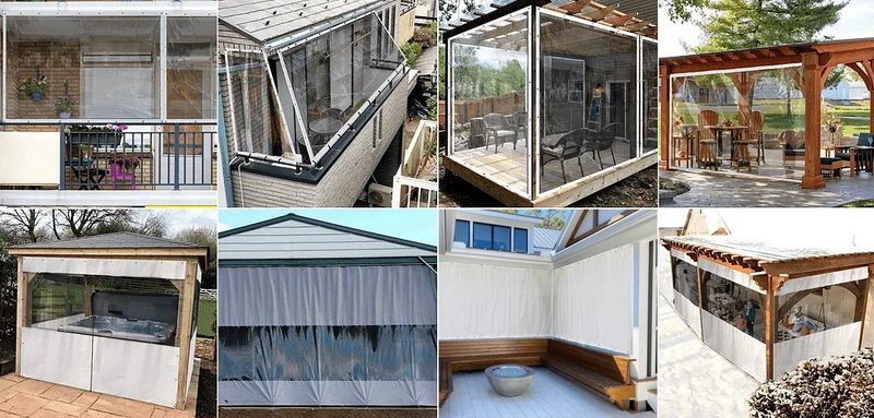 Enclose A Gazebo for Winter 1