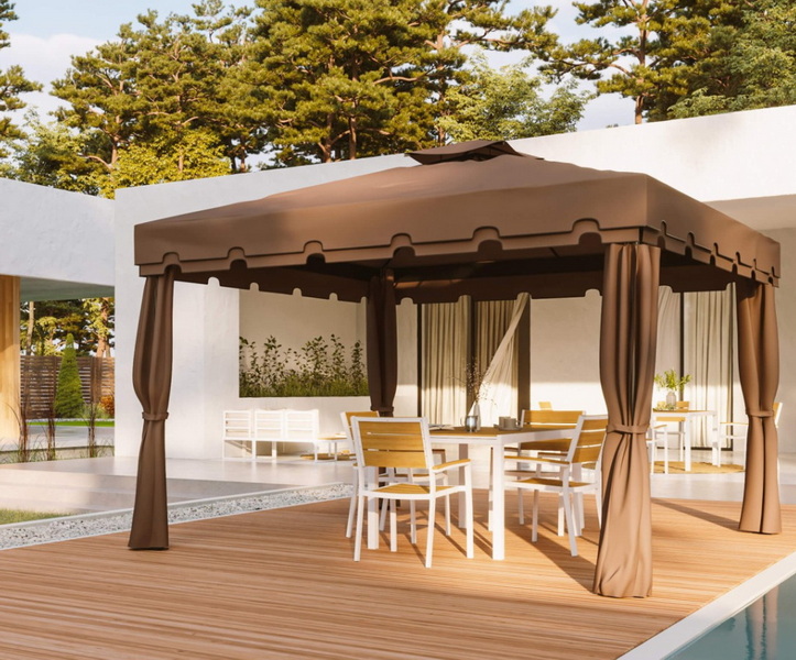 Which Pavilion Gazebo With Sides Offers The Most Privacy?