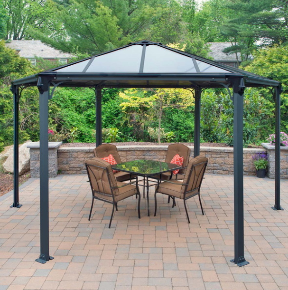 pergola aluminum hexagon_1