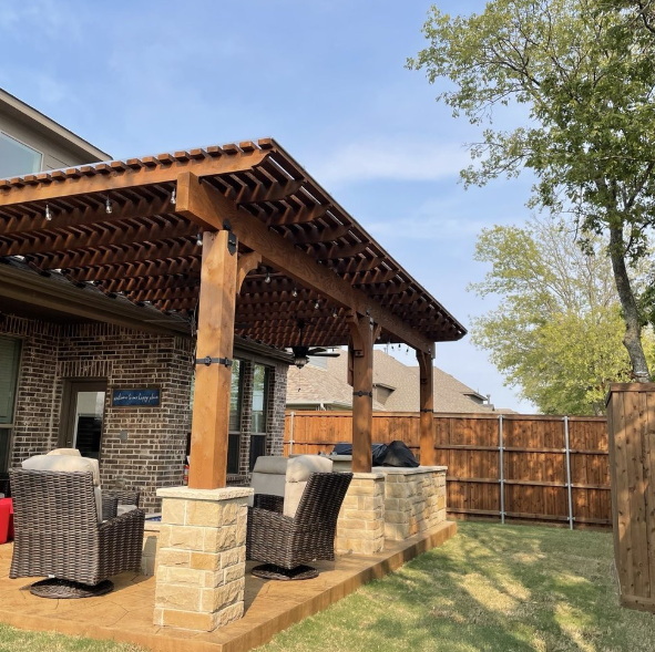 plugs for aluminum pergola structures frisco tx_1