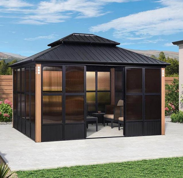 Enclose A Gazebo with Screen 1