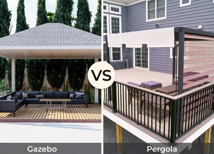 Pergola vs. Gazebo