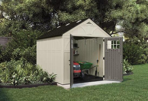 Assemble Grainger Outdoor Storage Shed 8x7x10 Sand Suncast 2.jpg