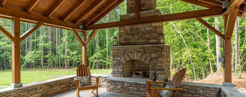 Cost of Building Outdoor Fireplace Pavilion