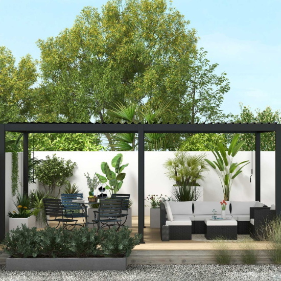 What Are The Features of The Mirador Aluminum Pergola That Set It Apart From Competitors?