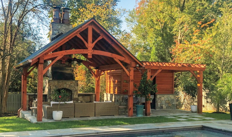 Are There Customizable Plans for Building A Pavilion Outdoors?