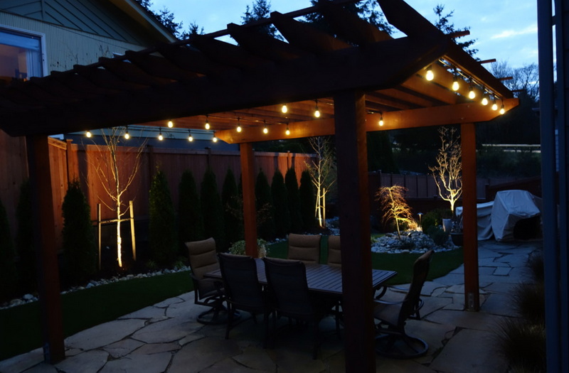 Backyard Pavilion Lighting