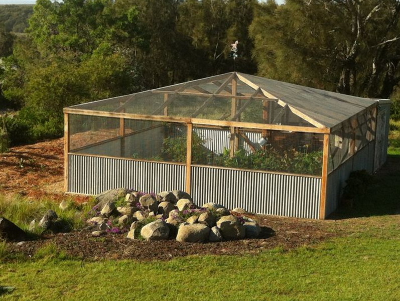 Enclosed Patio Garden