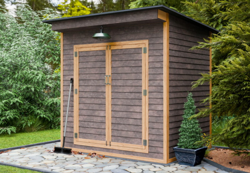 Resin Vertical Storage Shed