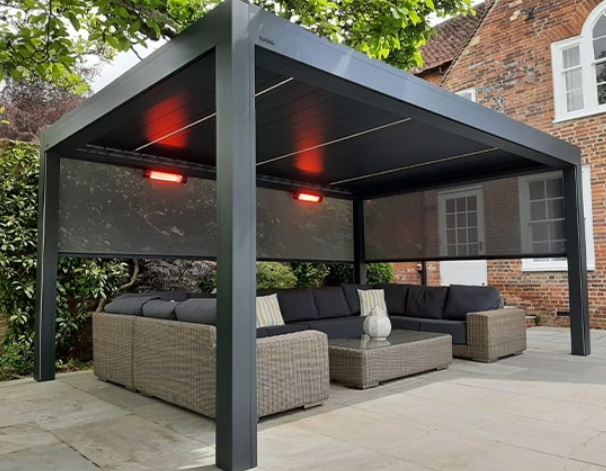 aluminum louvered pergola kits_1