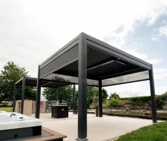 aluminum frame pergola_1