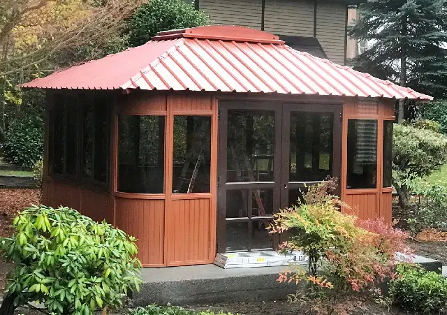 Luxury Gazebo With Windows
