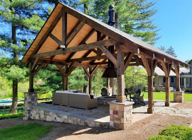 Fireplace Pavilion Construction Plans