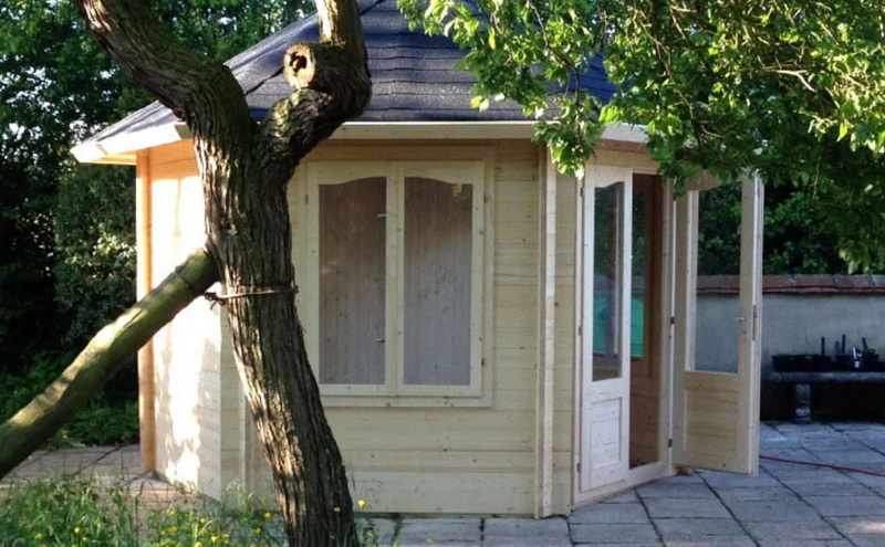 Six-Sided Outdoor Pavilion