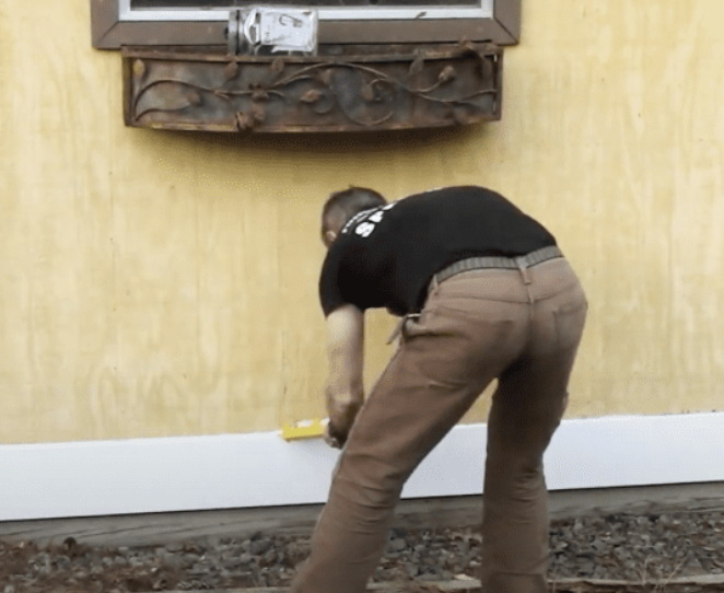 replace rotted wood on shed with composite_1