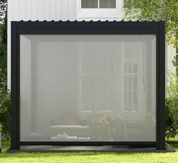 111 aluminum pull down privacy screen for pergola accessories_1