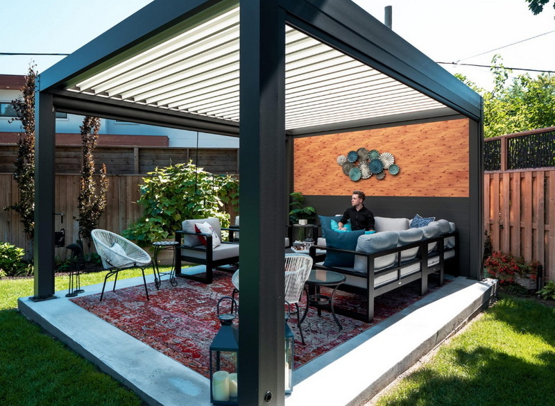free standing aluminum pergola_2