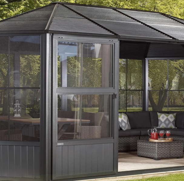 DIY Enclosed Outdoor Gazebo
