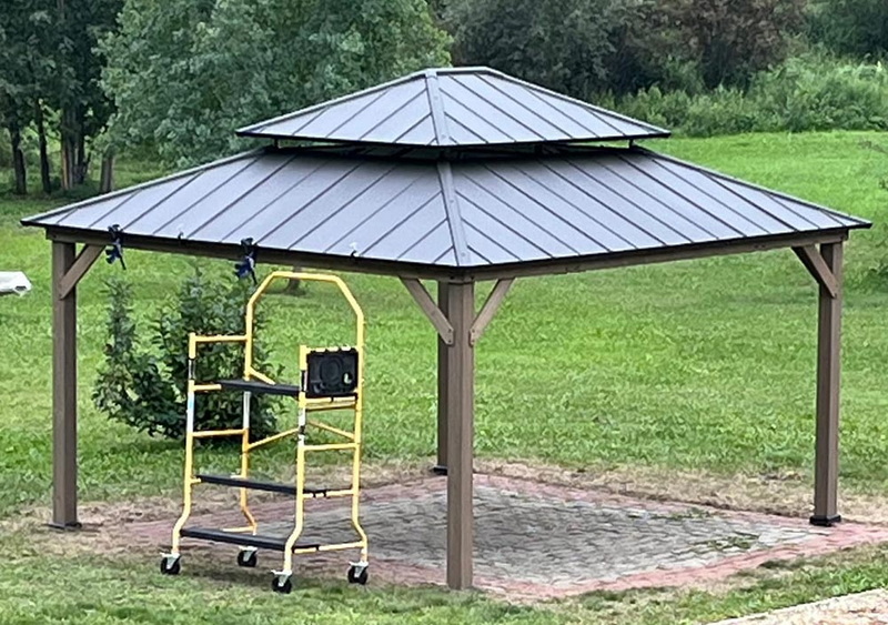 Anchoring Outdoor Pavilion Posts