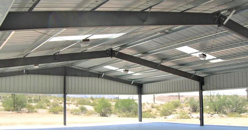 Metal Pavilion Construction