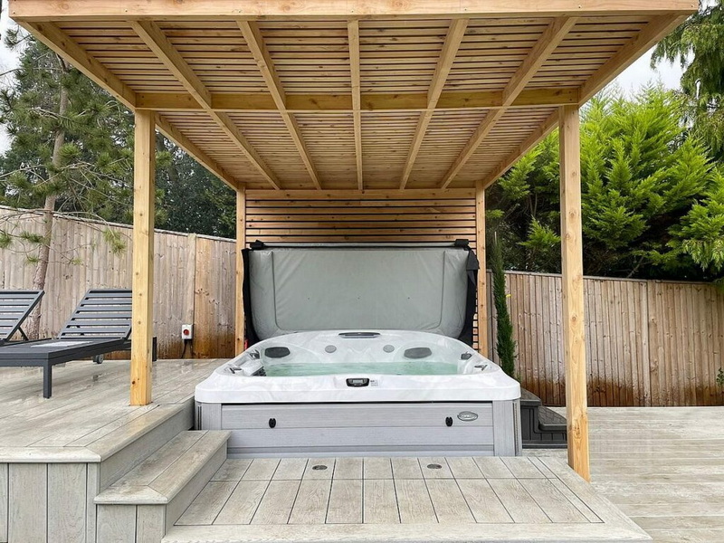 How Much Space Do I Need for an Enclosed Gazebo with Hot Tub?