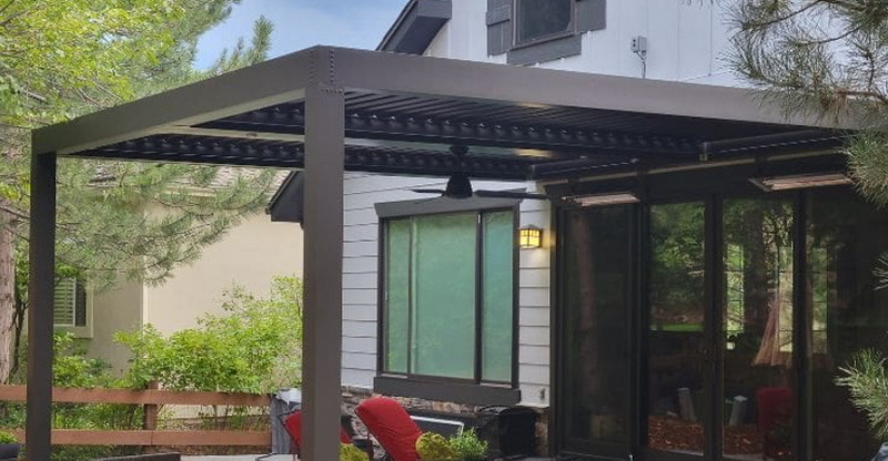 louvered pergola aluminum_1