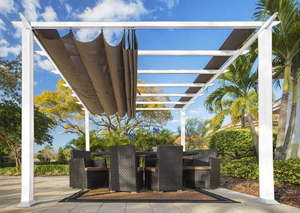 Is The Paragon Outdoor Aluminum Pergola with Faux Chilean Wood Low Maintenance.jpg