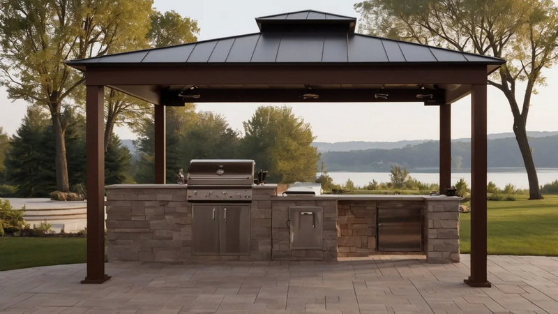 BBQ Pavilion Size for Entertaining