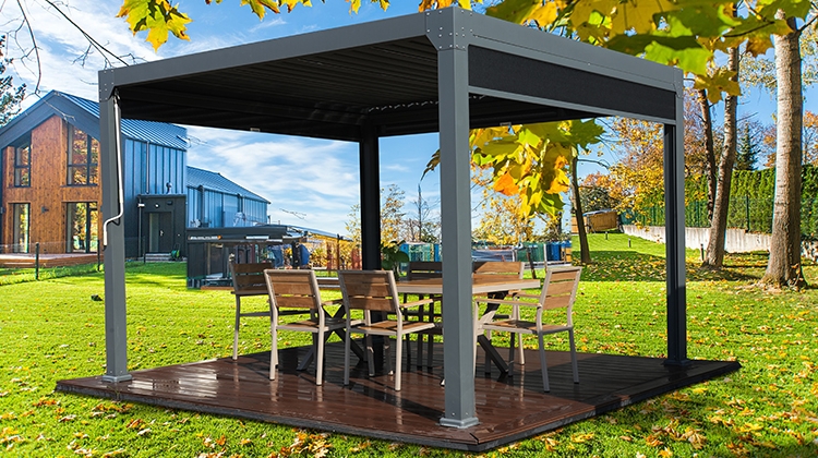 aluminium pergola